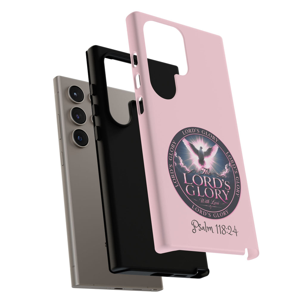 Christian Phone Case – "Lord's Glory with Lori" Dove Design Tough Case (Protective Phone Cover)