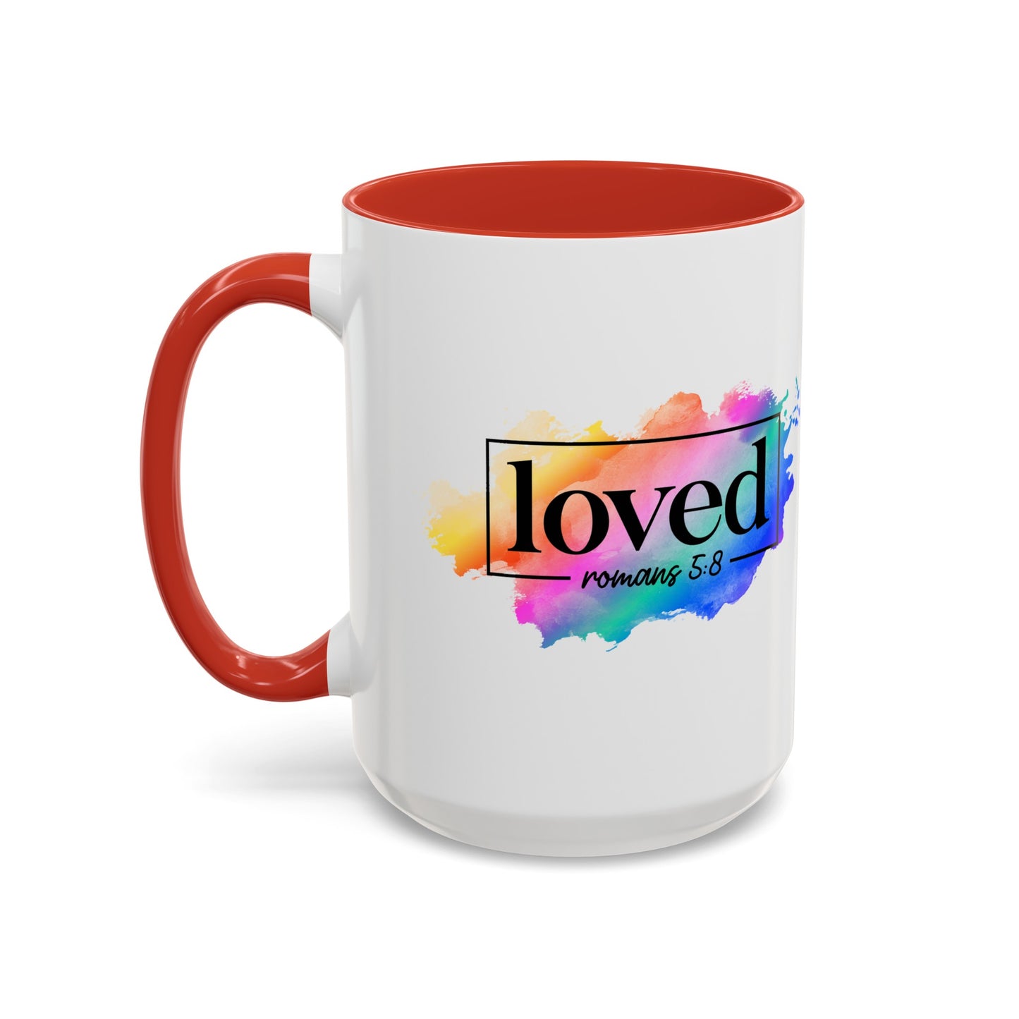 LOVED - 5 Colors Accent Coffee Mug, 11oz 15oz