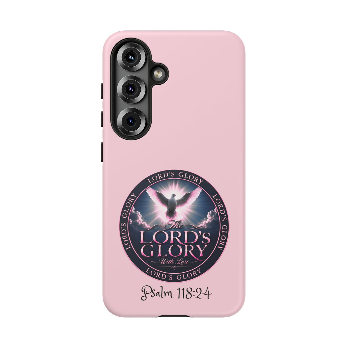 Christian Phone Case – "Lord's Glory with Lori" Dove Design Tough Case (Protective Phone Cover)