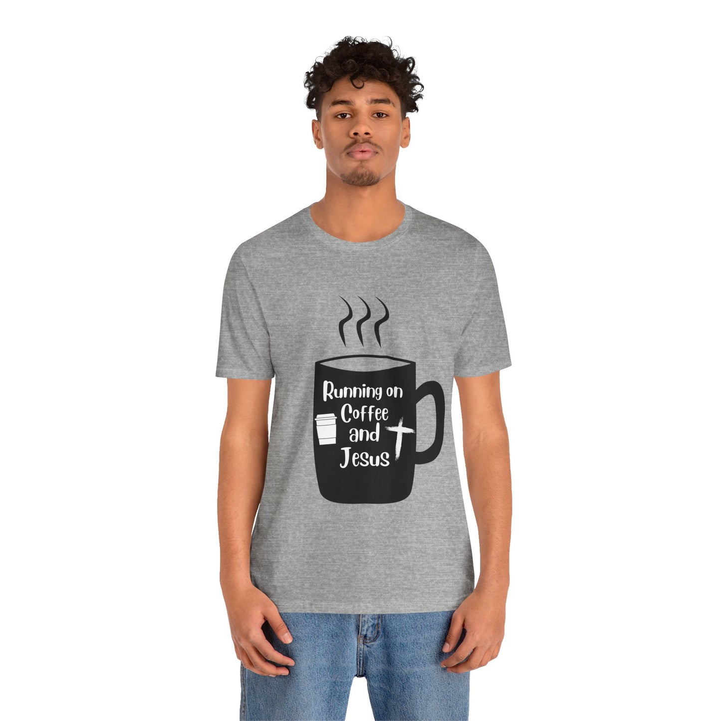 Coffee and JESUS - Unisex Jersey Short Sleeve Tee