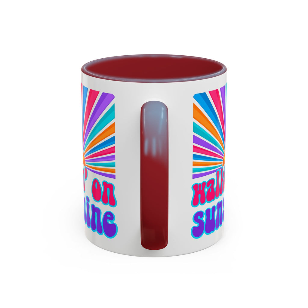 Coffee Mug — "Walkin' on Sunshine" Retro Psalm 118:24 Accent Mug