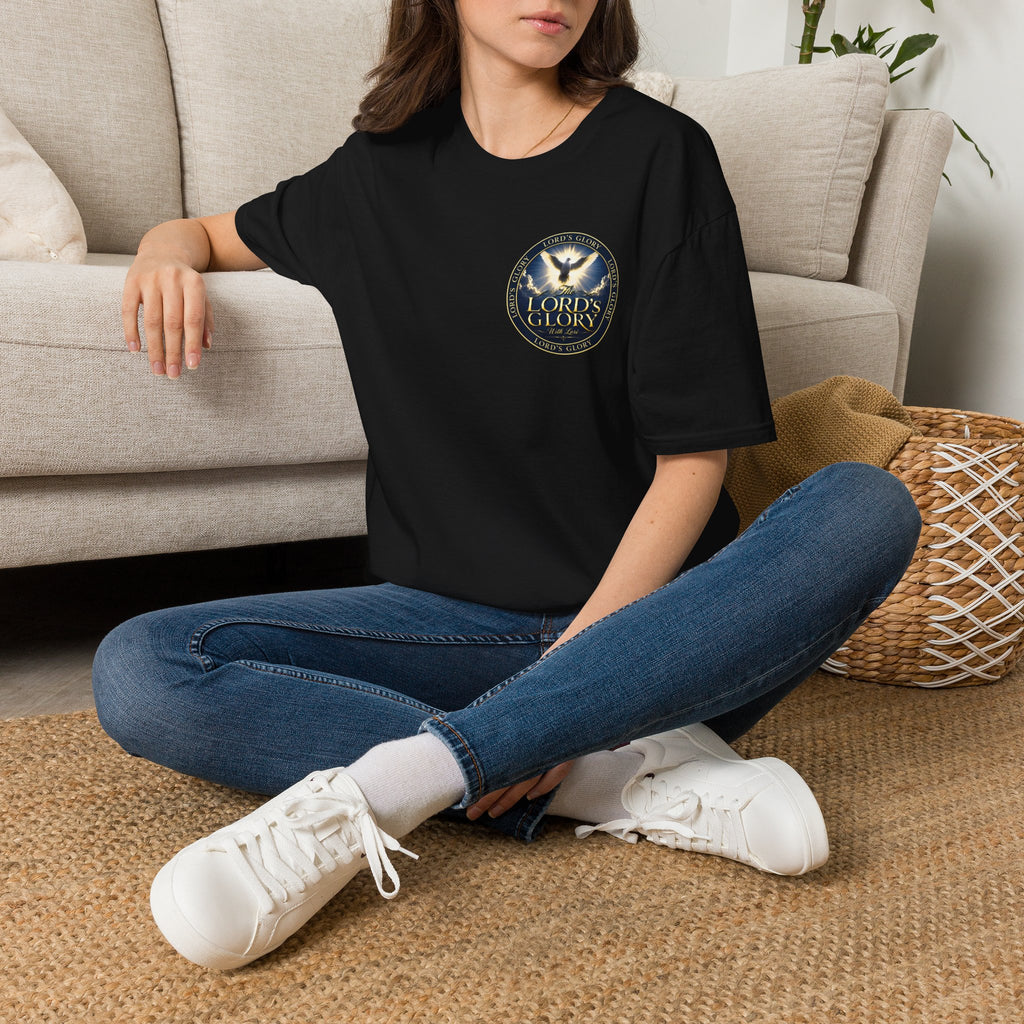 Lord's Glory with Lori Dove T‑Shirt — Christian Faith Logo Tee
