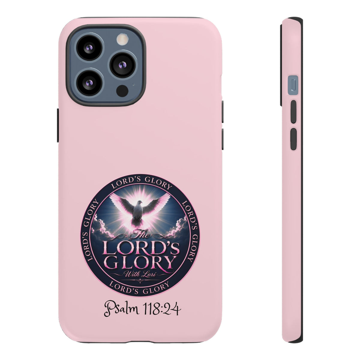 Christian Phone Case – "Lord's Glory with Lori" Dove Design Tough Case (Protective Phone Cover)