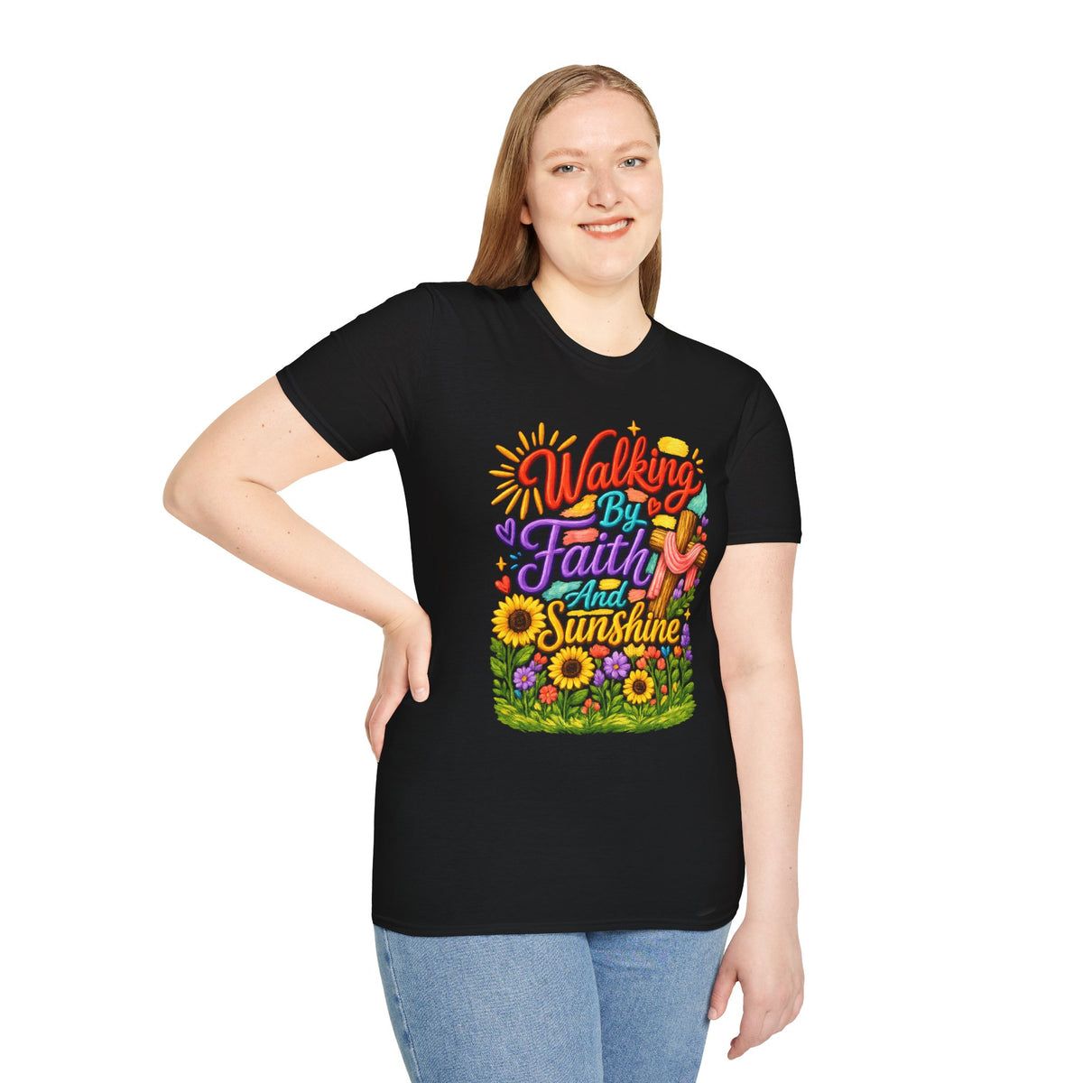 Walking By Faith and Sunshine T-Shirt