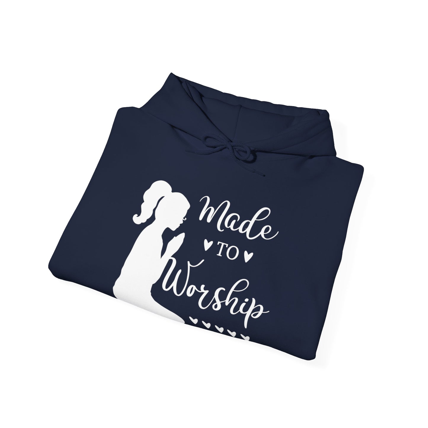 Made to Worship - Woman's Heavy Blend Hooded Sweatshirt