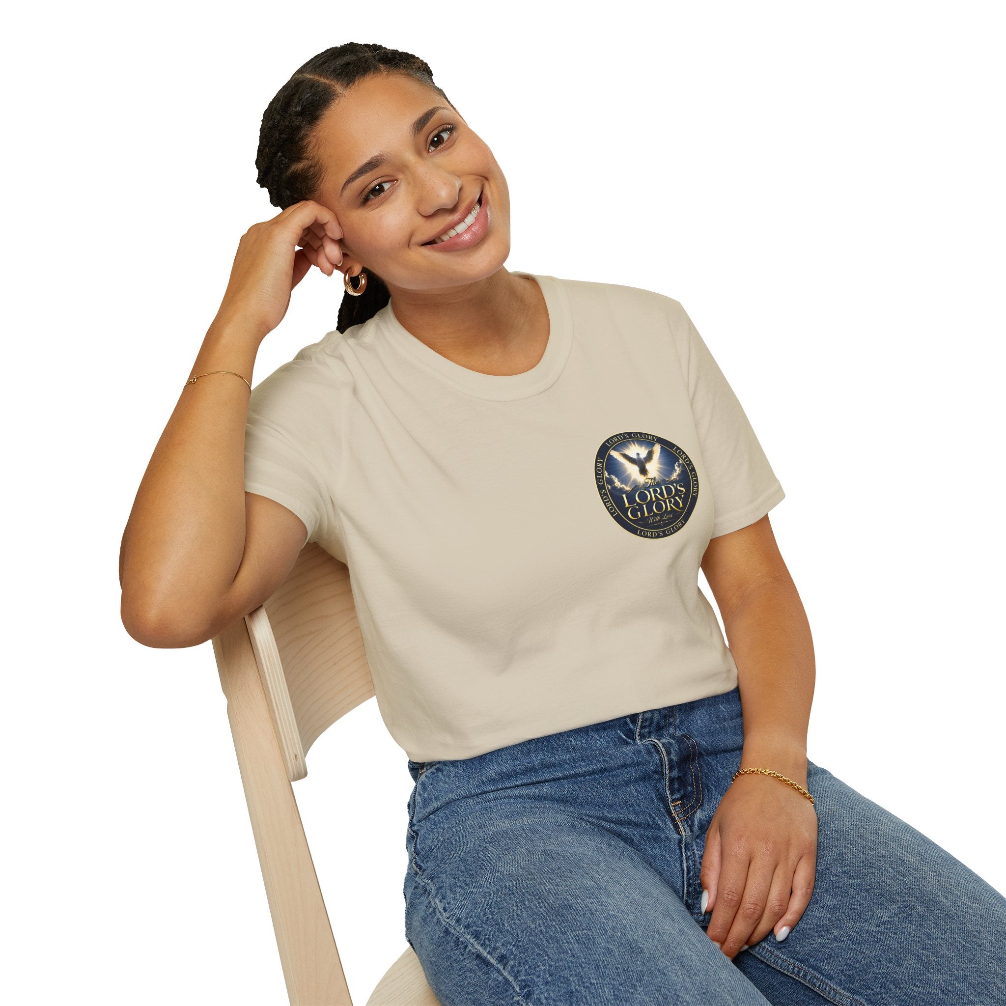 Lord's Glory with Lori Dove T‑Shirt — Christian Faith Logo Tee