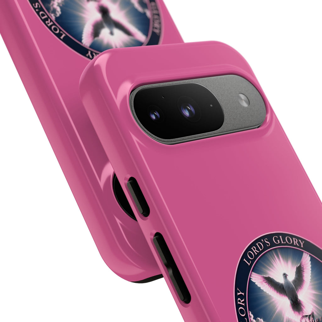 Christian Phone Case – "Lord's Glory with Lori" Dove Design Tough Case (Protective Phone Cover)