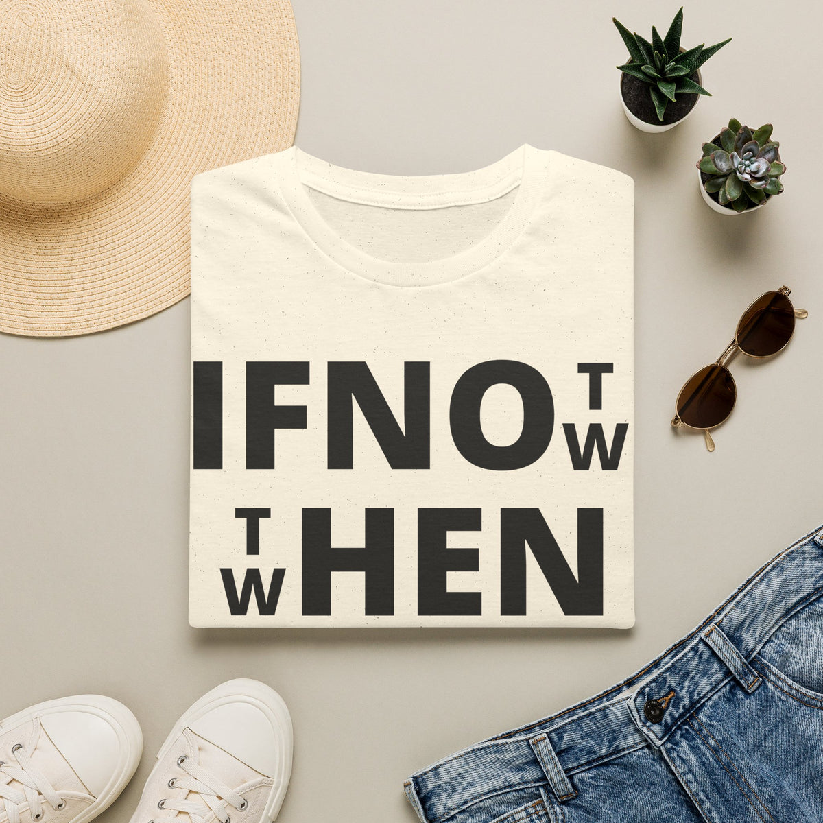 If Not Now Then When T-Shirt | Isaiah 55:6 Scripture Tee