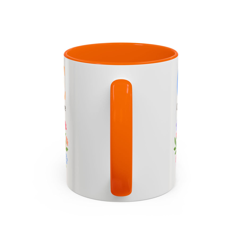 Coffee Lover Floral Graphic - C.o.f.f.e.e. (Christ - Offers - Forgiveness - For Everyone - Everywhere)  Accent Coffee Mug (11, 15oz)
