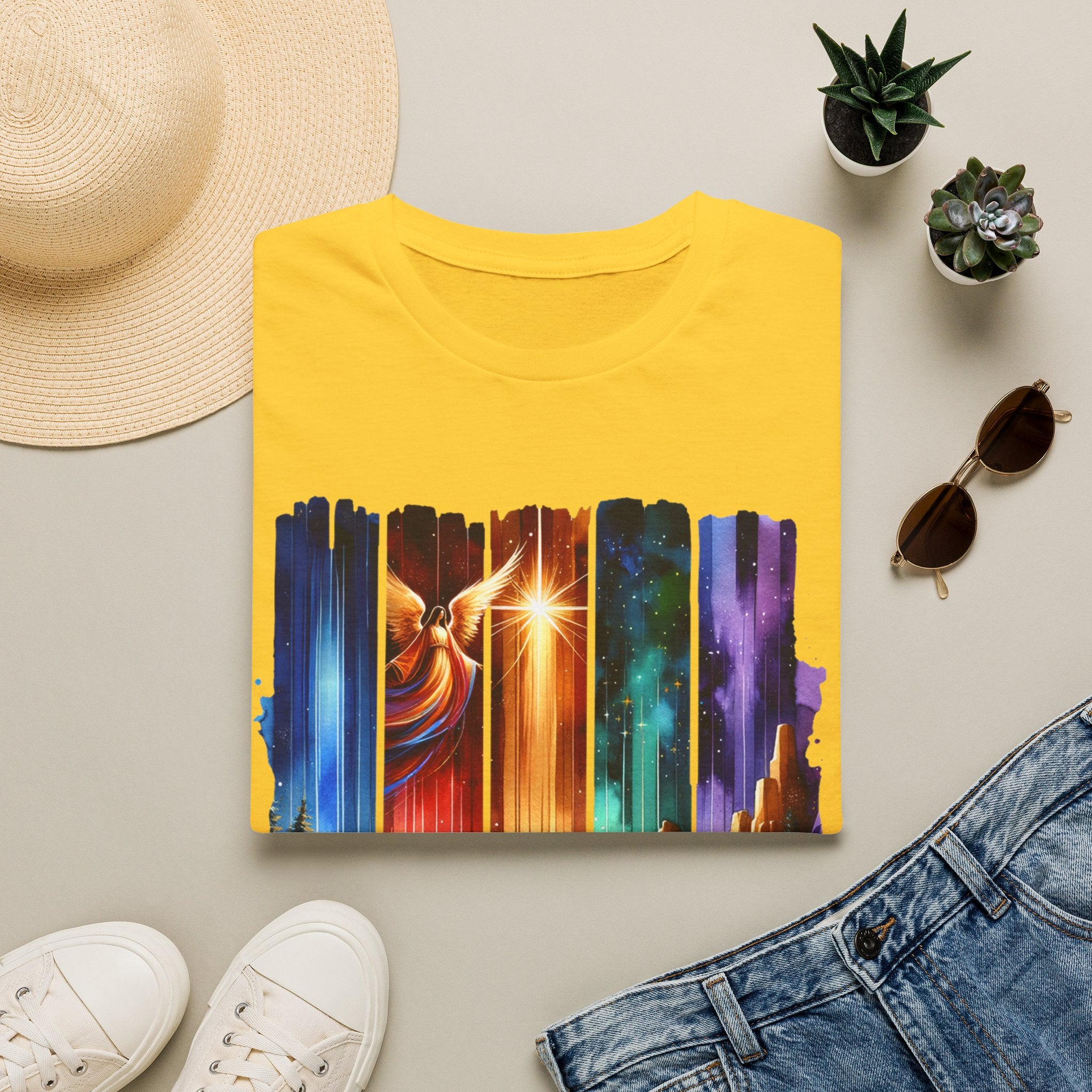 Vibrant Fantasy T-Shirt, Colorful Graphic Tee, Unisex Art Shirt, Great Gift for Fans, Unique Casual Wear, The King is Born Shirt