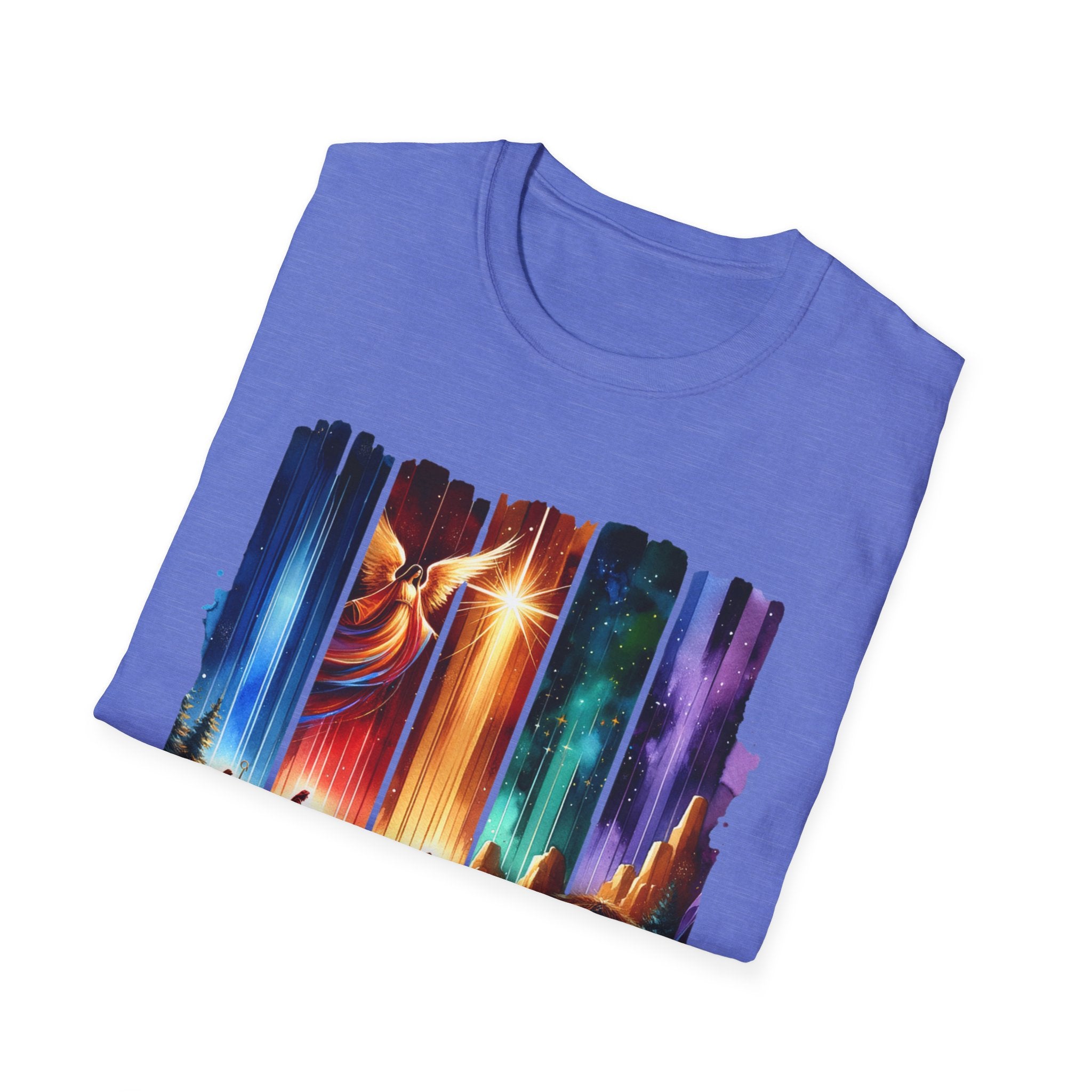 Vibrant Fantasy T-Shirt, Colorful Graphic Tee, Unisex Art Shirt, Great Gift for Fans, Unique Casual Wear, The King is Born Shirt