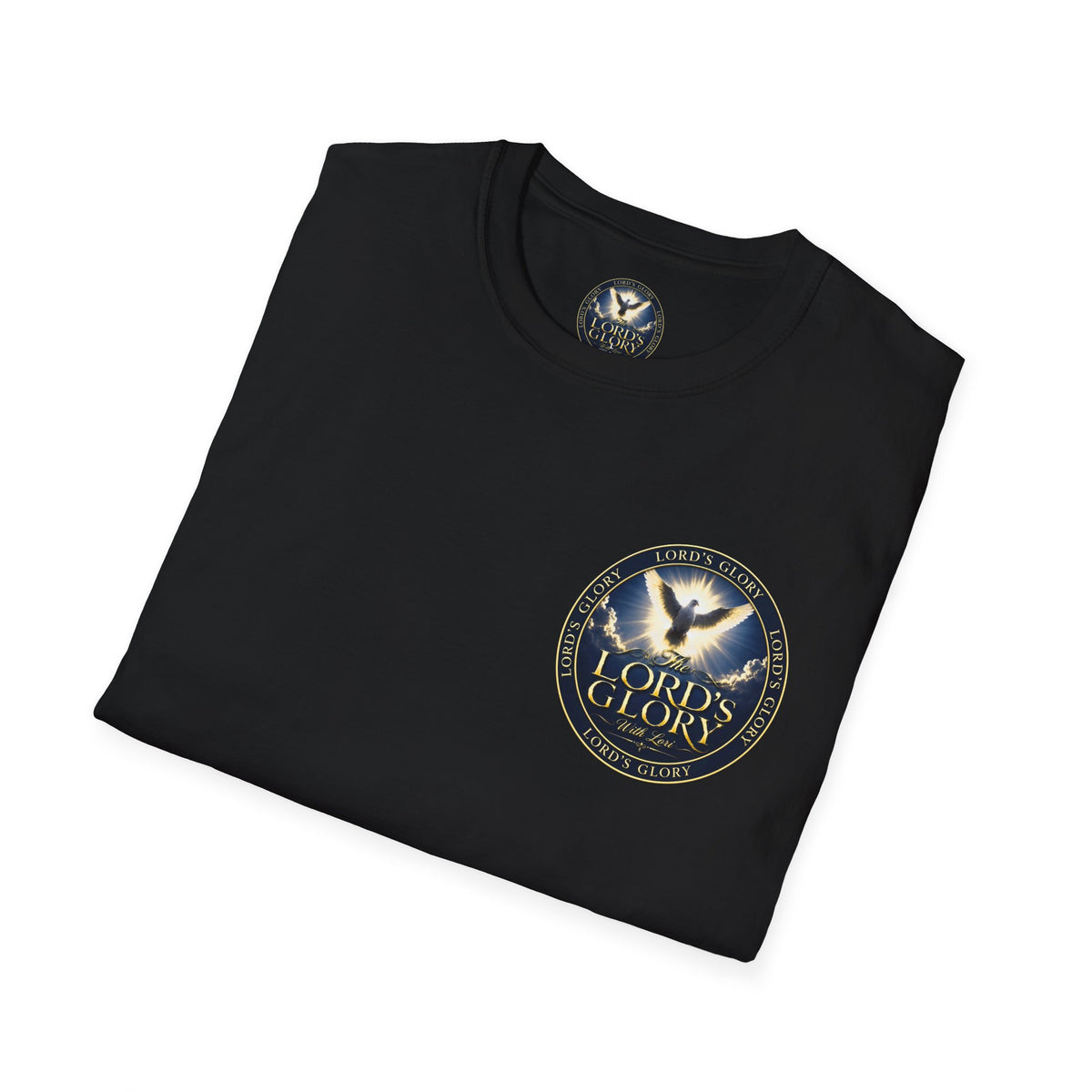 Lord's Glory with Lori Dove T‑Shirt — Christian Faith Logo Tee