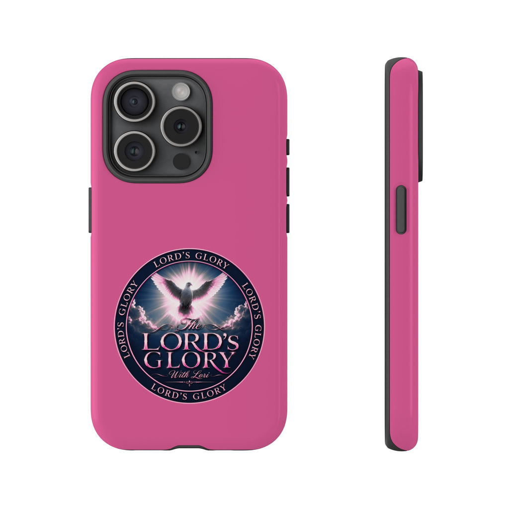 Christian Phone Case – "Lord's Glory with Lori" Dove Design Tough Case (Protective Phone Cover)