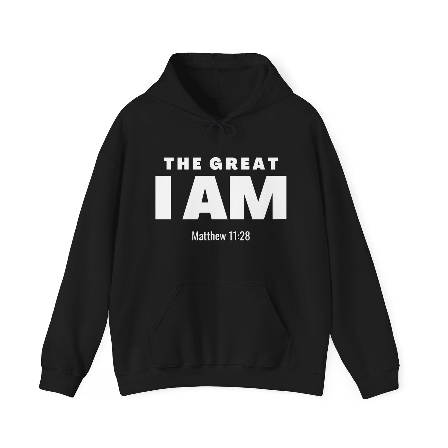 The Great I AM Men's and Woman's Heavy Blend Hooded Sweatshirt