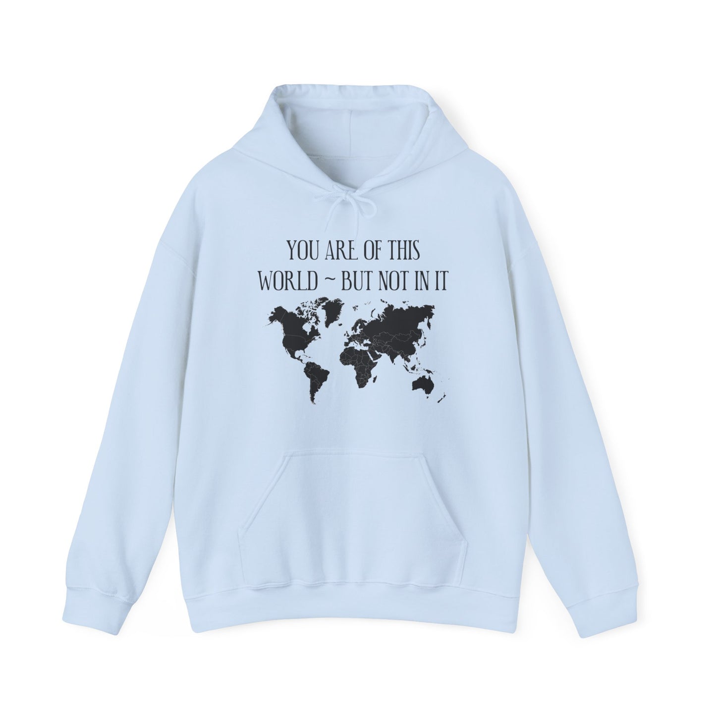 You Are Not of This World BUT In it - Unisex Heavy Blend Hooded Sweatshirt