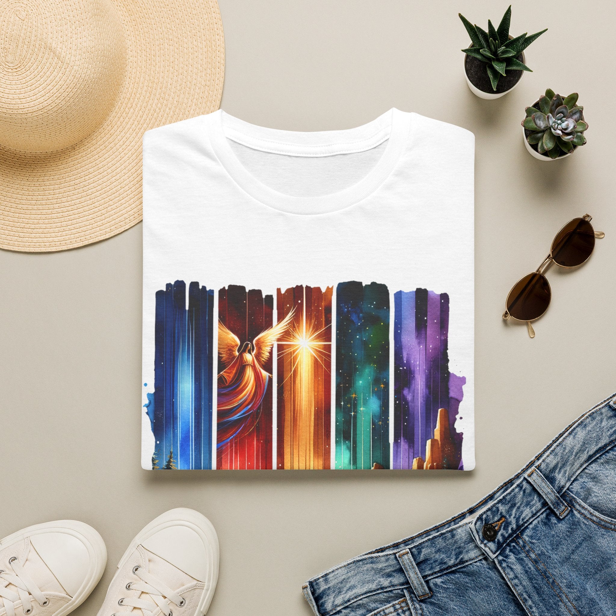 Vibrant Fantasy T-Shirt, Colorful Graphic Tee, Unisex Art Shirt, Great Gift for Fans, Unique Casual Wear, The King is Born Shirt