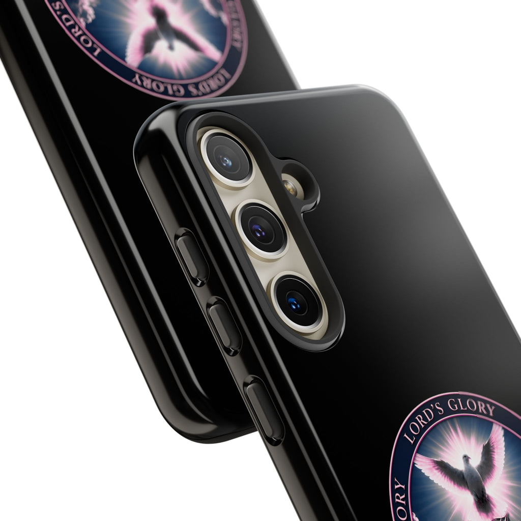 Christian Phone Case – "Lord's Glory with Lori" Dove Design Tough Case (Protective Phone Cover)