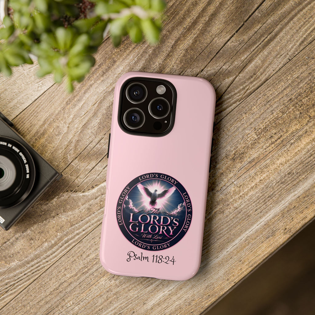 Christian Phone Case – "Lord's Glory with Lori" Dove Design Tough Case (Protective Phone Cover)