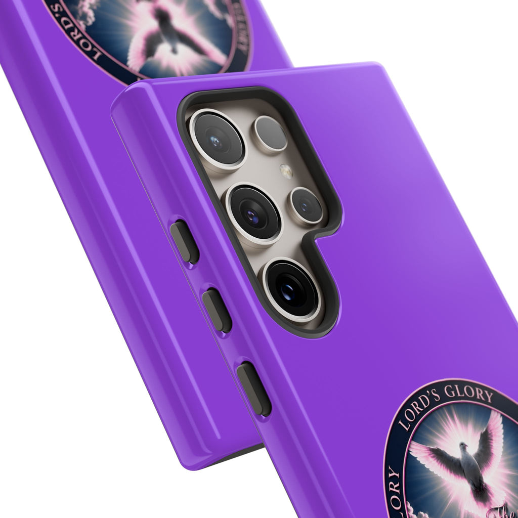Christian Phone Case – "Lord's Glory with Lori" Dove Design Tough Case (Protective Phone Cover)