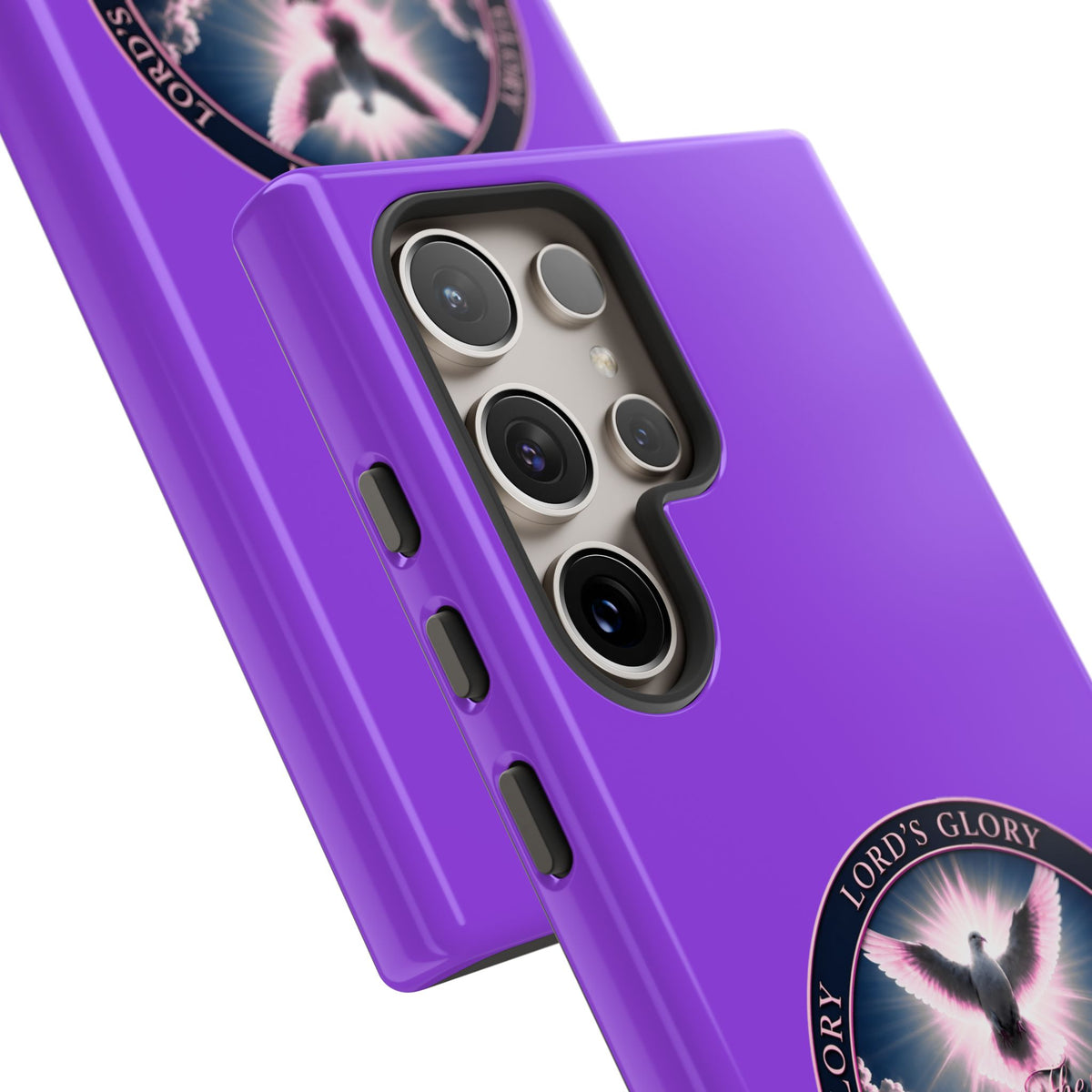 Christian Phone Case – "Lord's Glory with Lori" Dove Design Tough Case (Protective Phone Cover)