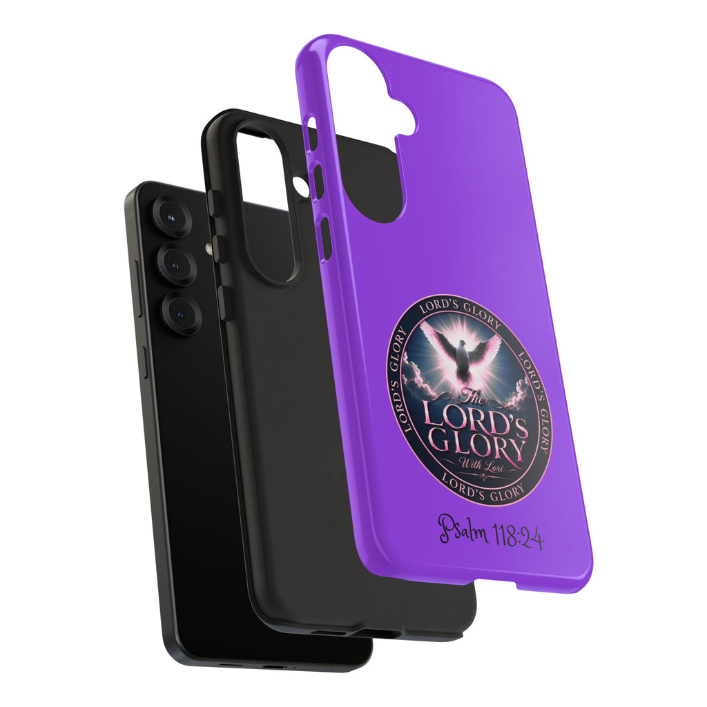 Christian Phone Case – "Lord's Glory with Lori" Dove Design Tough Case (Protective Phone Cover)