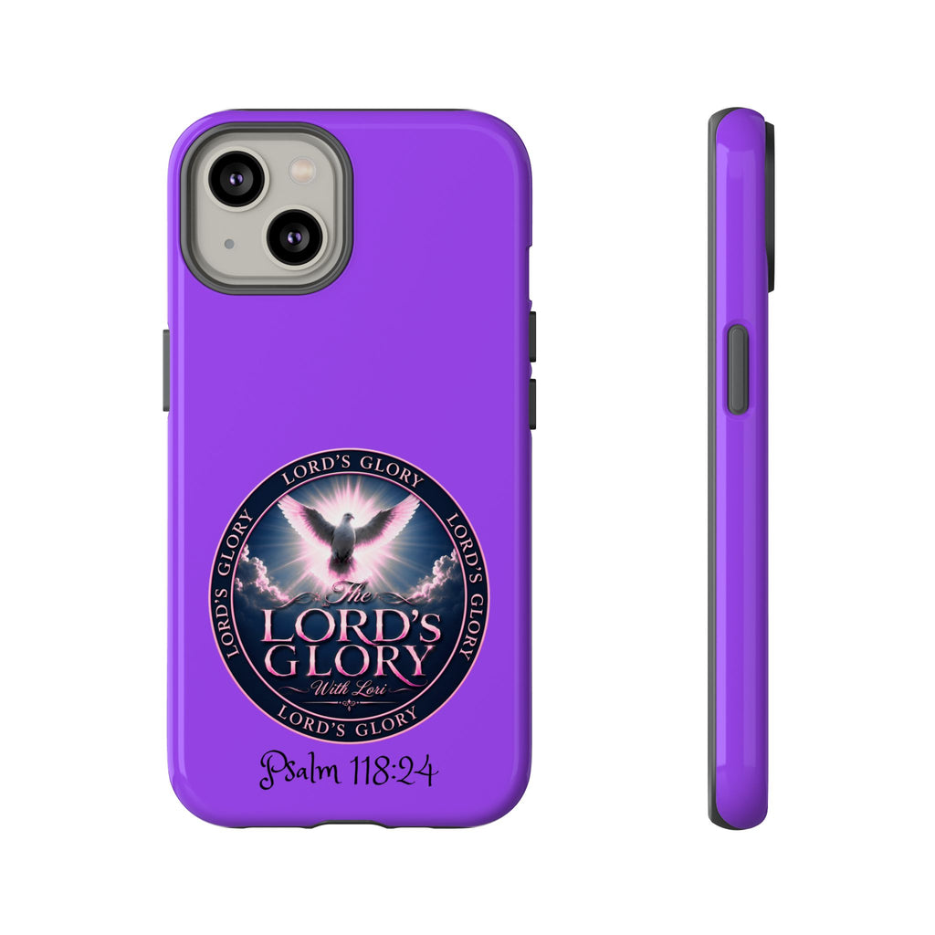 Christian Phone Case – "Lord's Glory with Lori" Dove Design Tough Case (Protective Phone Cover)