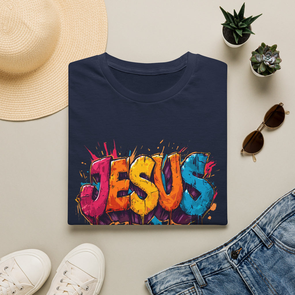 JESUS  Splash T-Shirt | Colorful Street Art Christian Tee