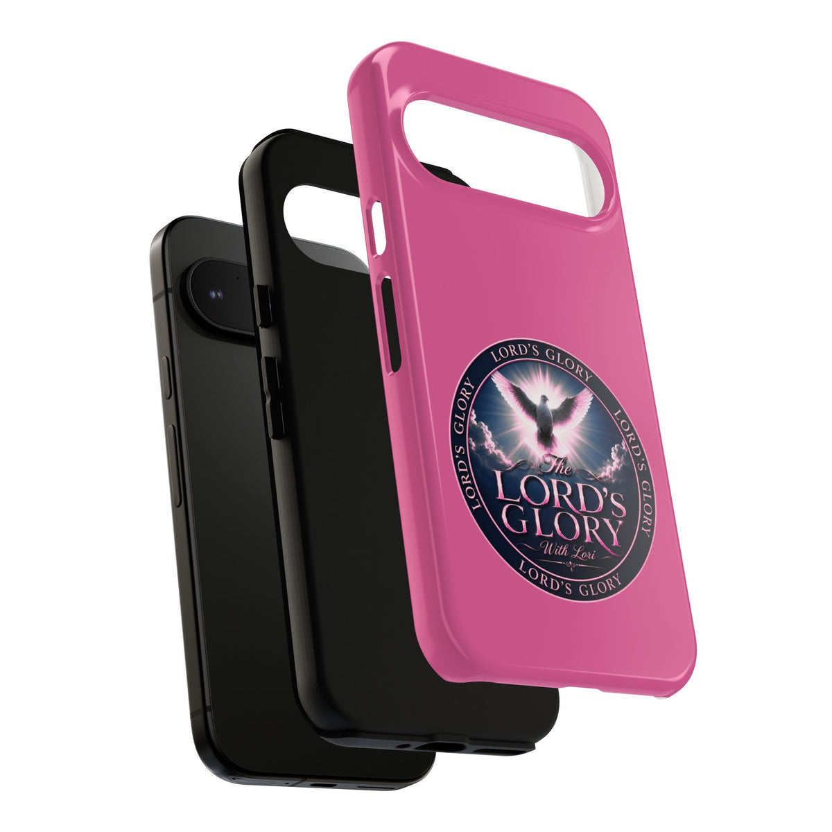 Christian Phone Case – "Lord's Glory with Lori" Dove Design Tough Case (Protective Phone Cover)