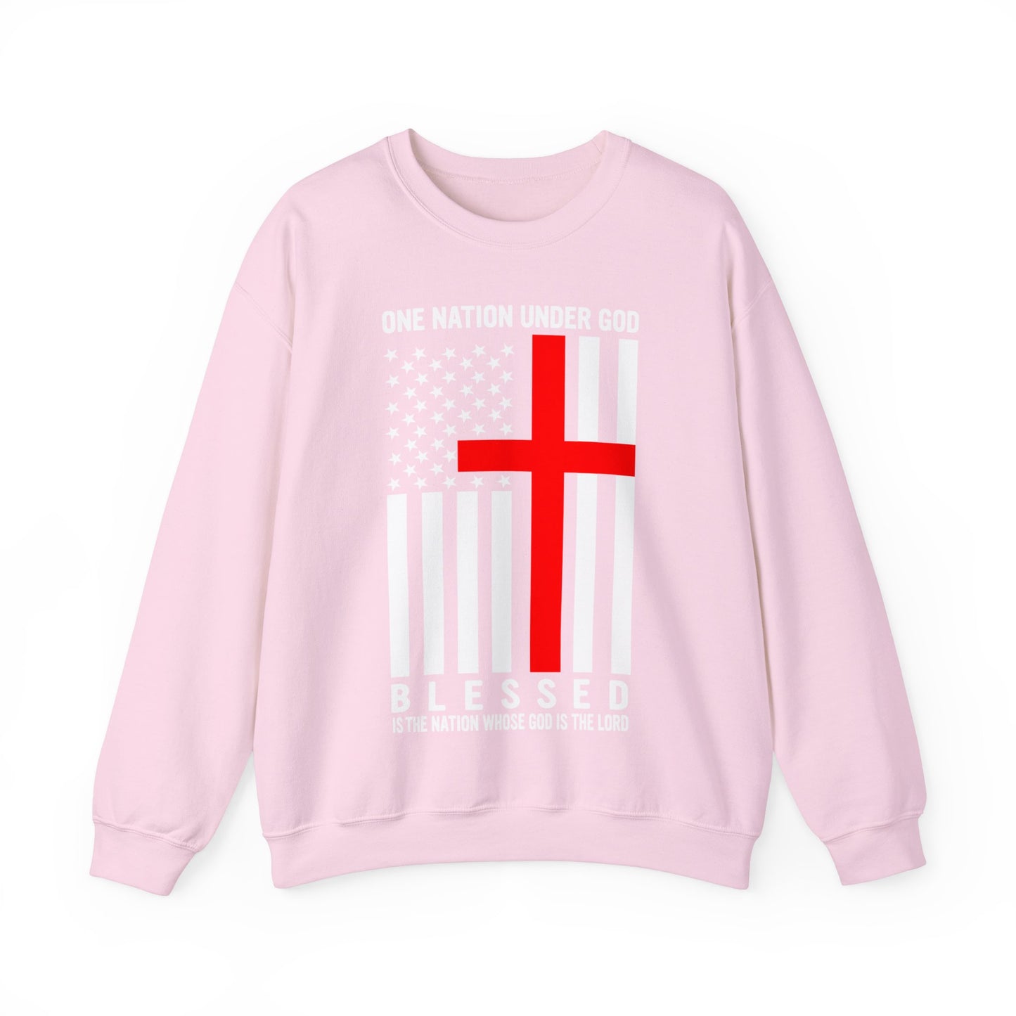 One Nation Under GOD - Unisex Heavy Blend Crewneck Sweatshirt