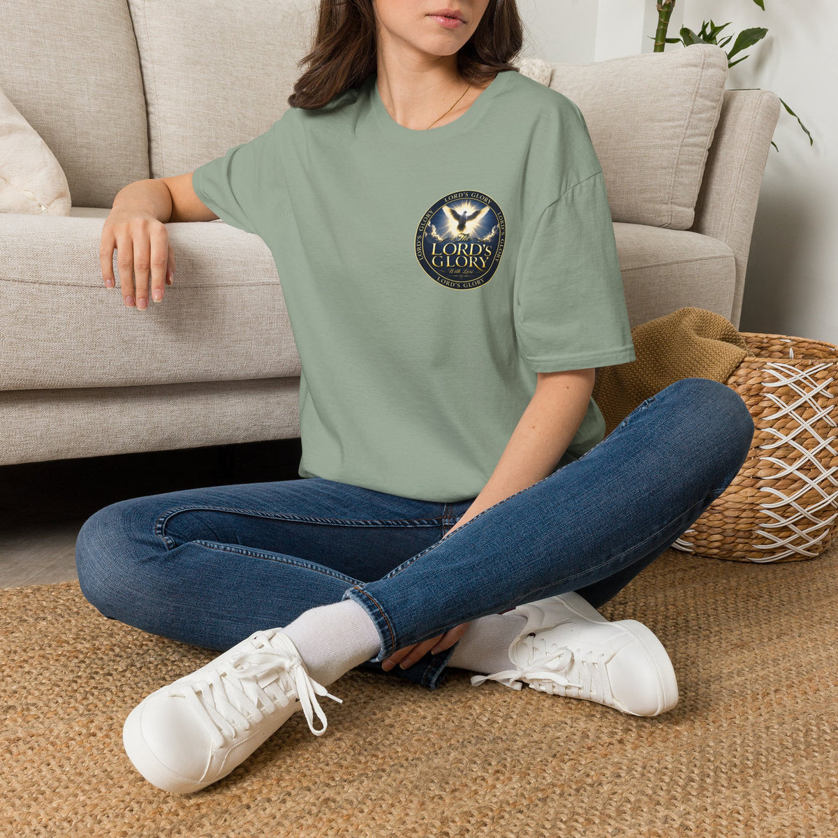 Lord's Glory with Lori Dove T‑Shirt — Christian Faith Logo Tee