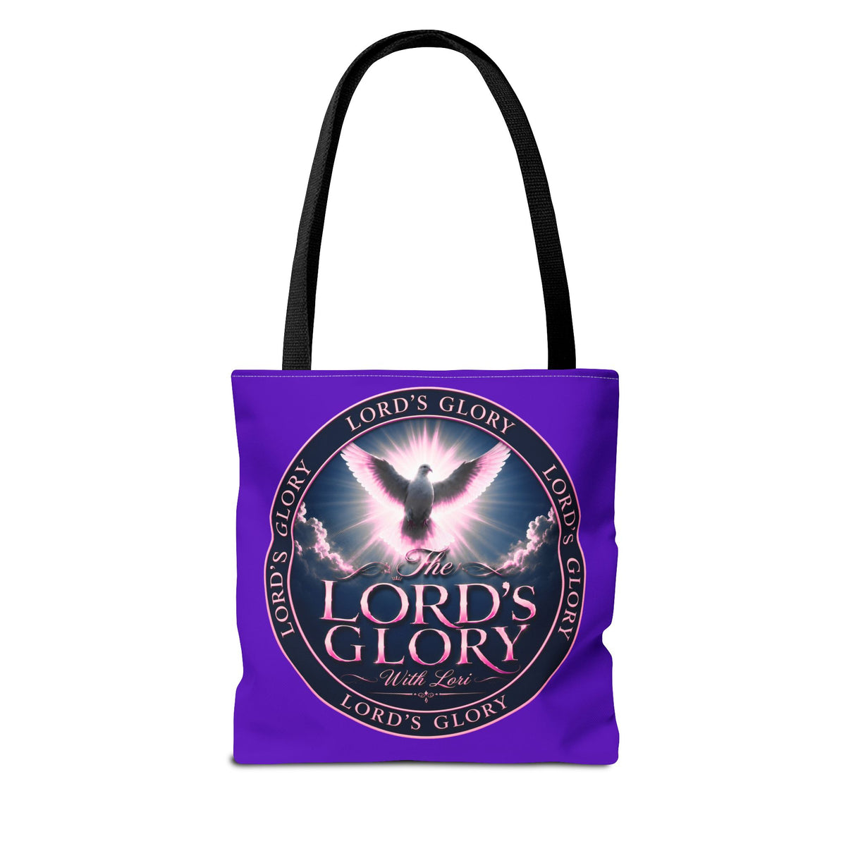 Inspirational 'The Lord's Glory with Lori' Tote Bag — Christian Faith AOP Shopper