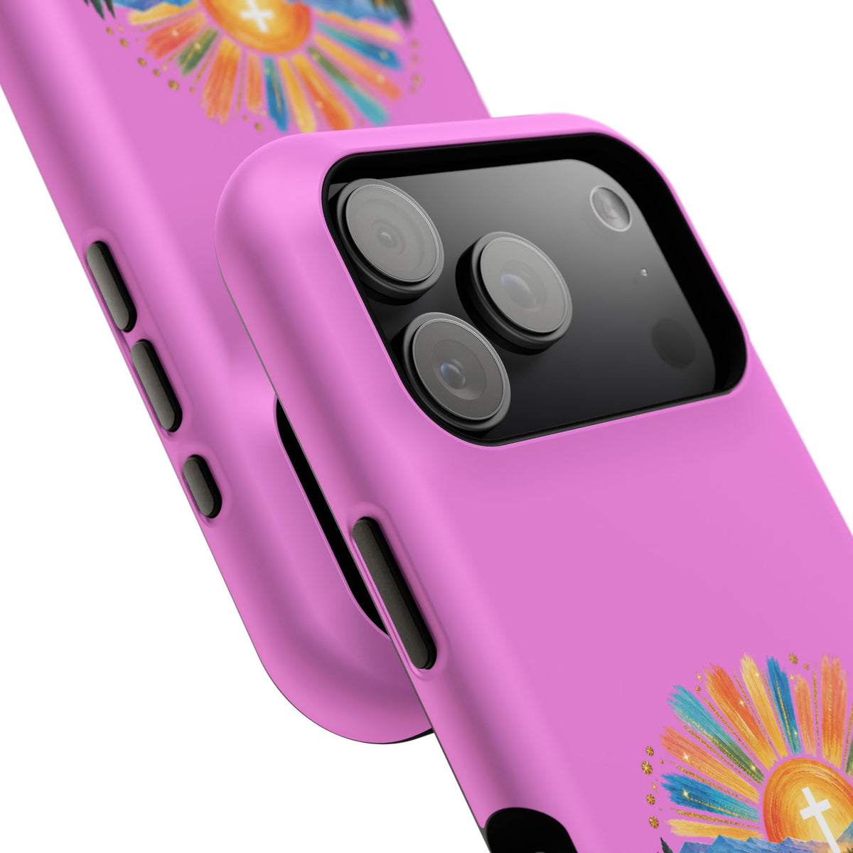 Magnetic Phone Case – “Walking on Sunshine with Lords Glory” Sunrise Design