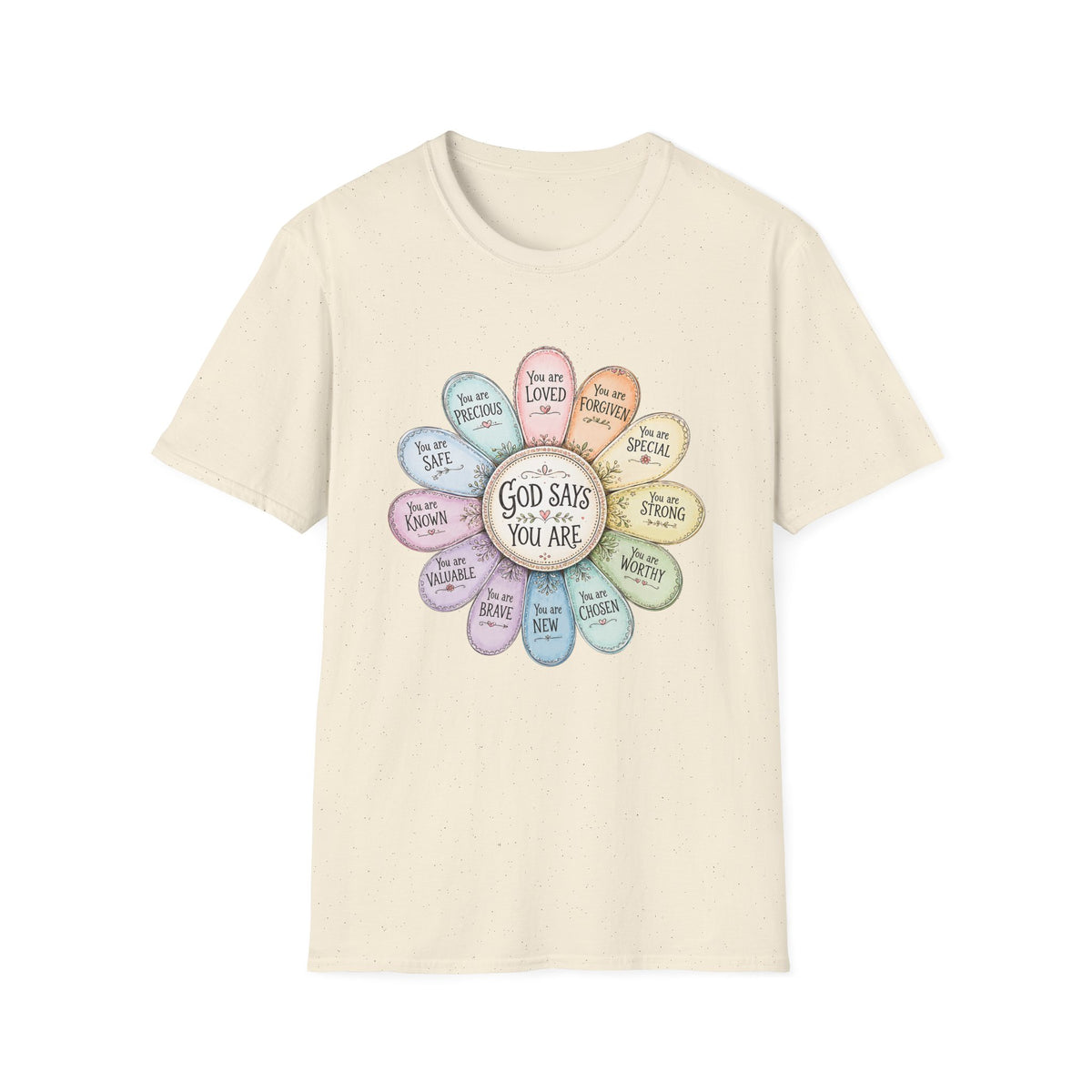 God Says You Are Loved Inspirational Christian T-Shirt