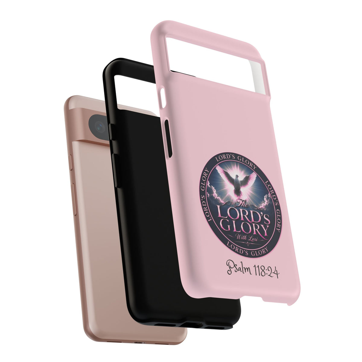 Christian Phone Case – "Lord's Glory with Lori" Dove Design Tough Case (Protective Phone Cover)