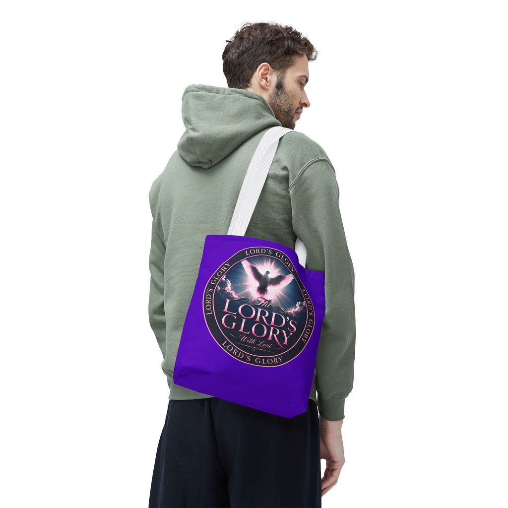 Inspirational 'The Lord's Glory with Lori' Tote Bag — Christian Faith AOP Shopper