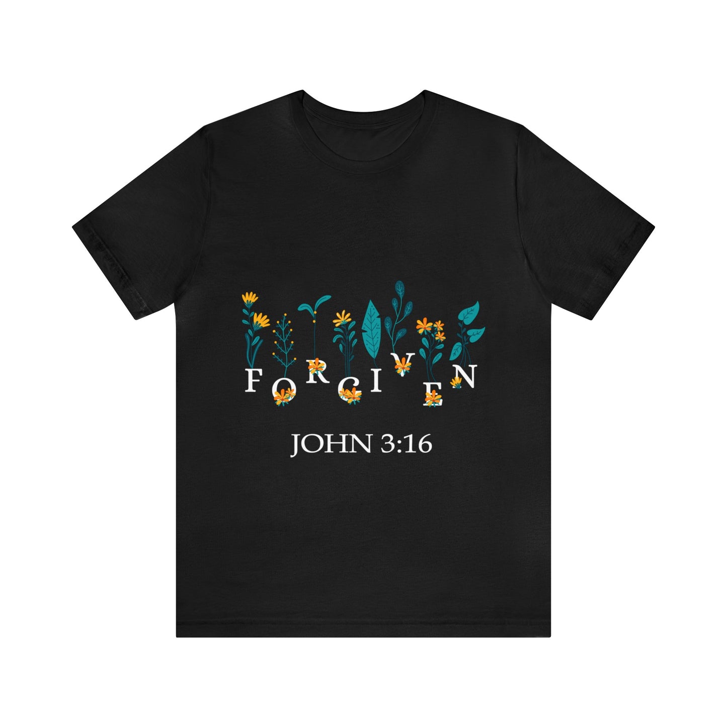 FORGIVEN JOHN 3:16 - Unisex Jersey Short Sleeve Tee