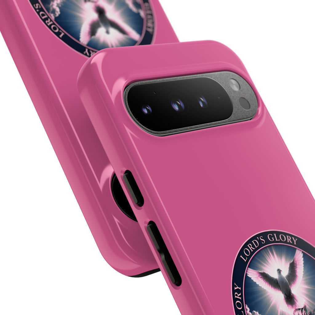 Christian Phone Case – "Lord's Glory with Lori" Dove Design Tough Case (Protective Phone Cover)