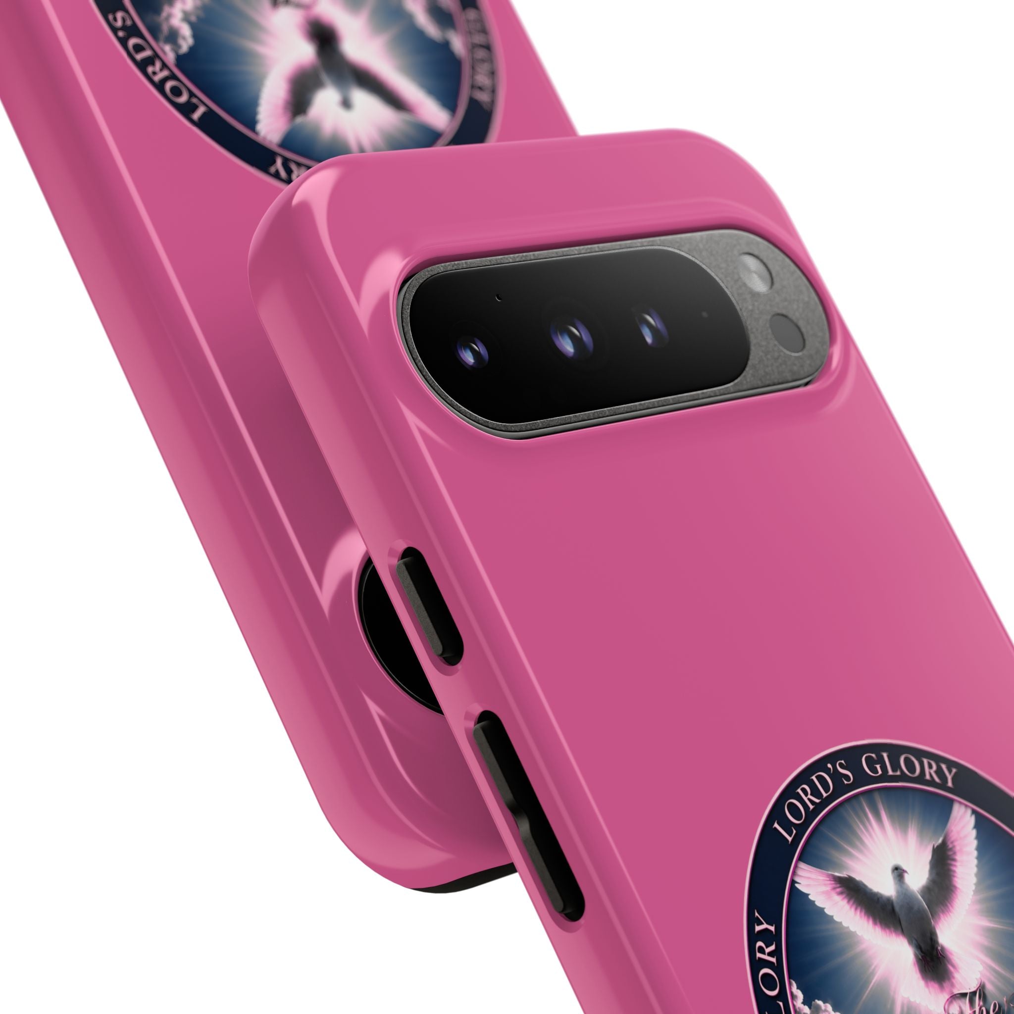 Christian Phone Case – "Lord's Glory with Lori" Dove Design Tough Case (Protective Phone Cover)
