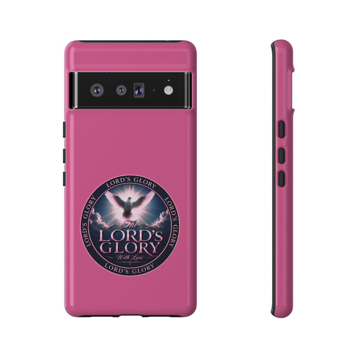 Christian Phone Case – "Lord's Glory with Lori" Dove Design Tough Case (Protective Phone Cover)