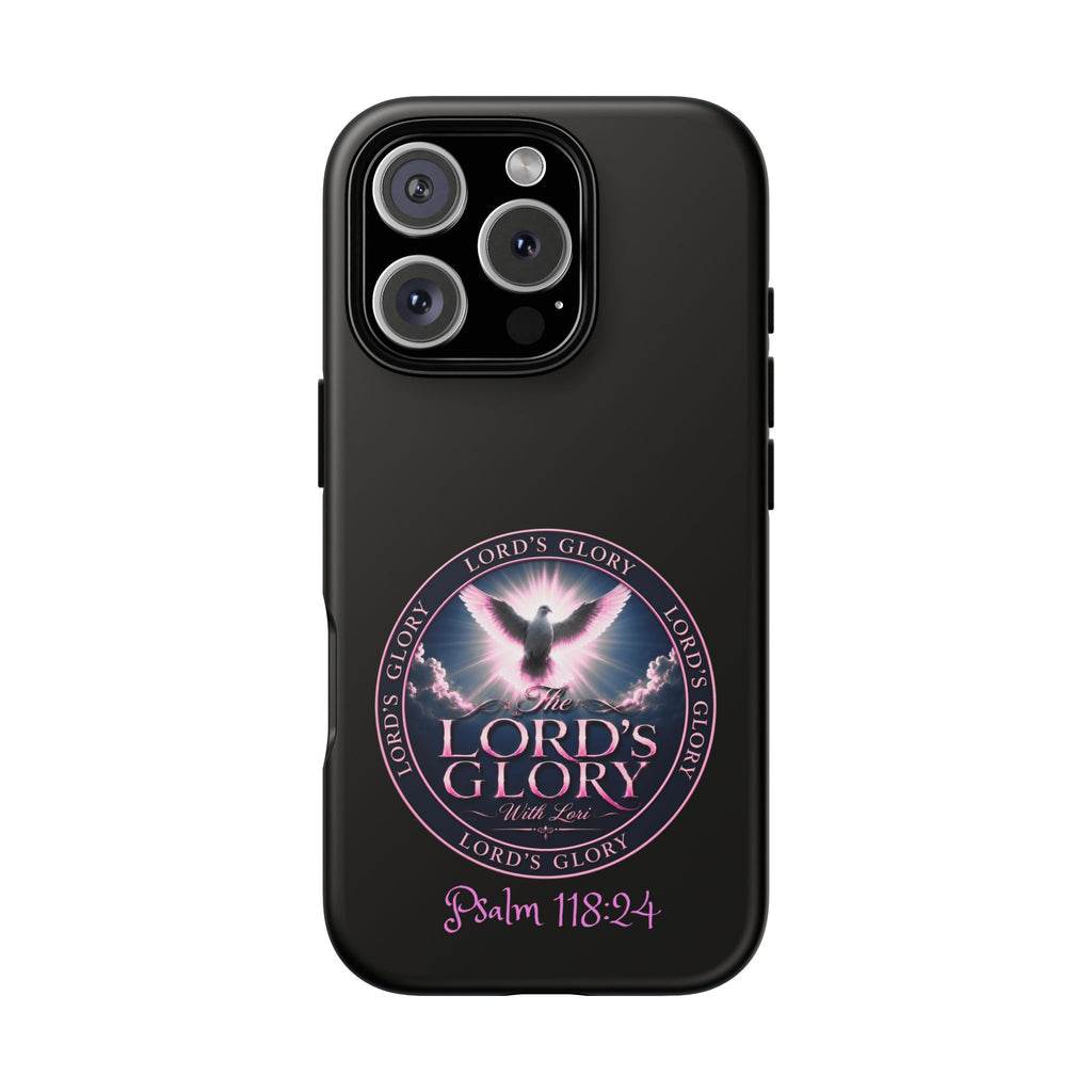 Christian Phone Case – "Lord's Glory with Lori" Dove Design Tough Case (Protective Phone Cover)