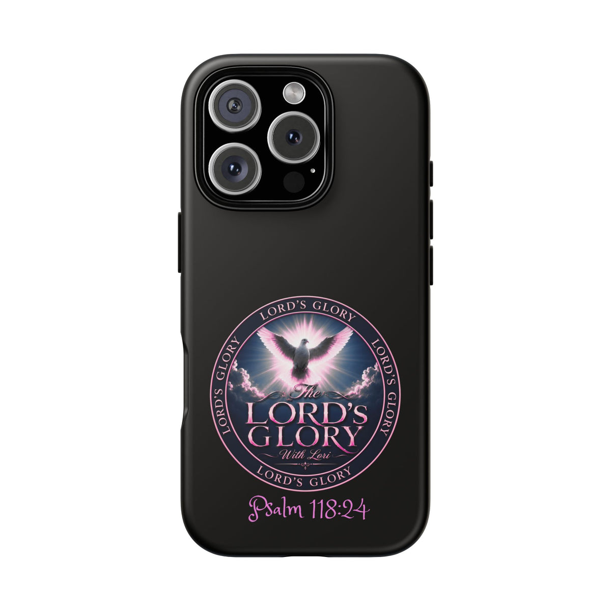Christian Phone Case – "Lord's Glory with Lori" Dove Design Tough Case (Protective Phone Cover)