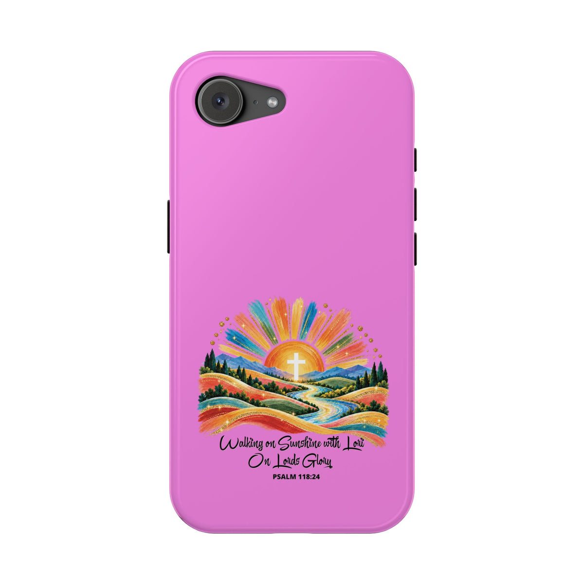 Magnetic Phone Case – “Walking on Sunshine with Lords Glory” Sunrise Design