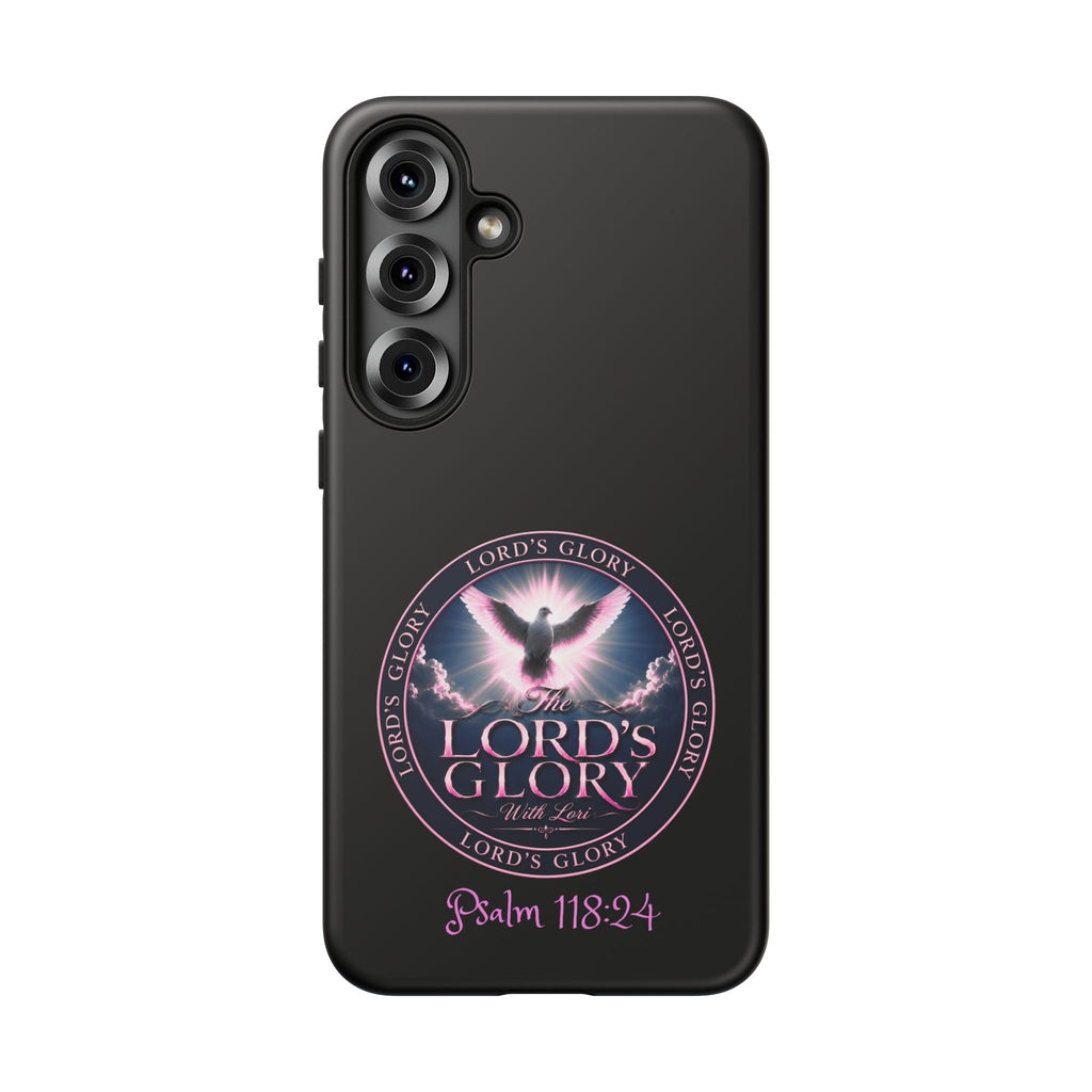 Christian Phone Case – "Lord's Glory with Lori" Dove Design Tough Case (Protective Phone Cover)