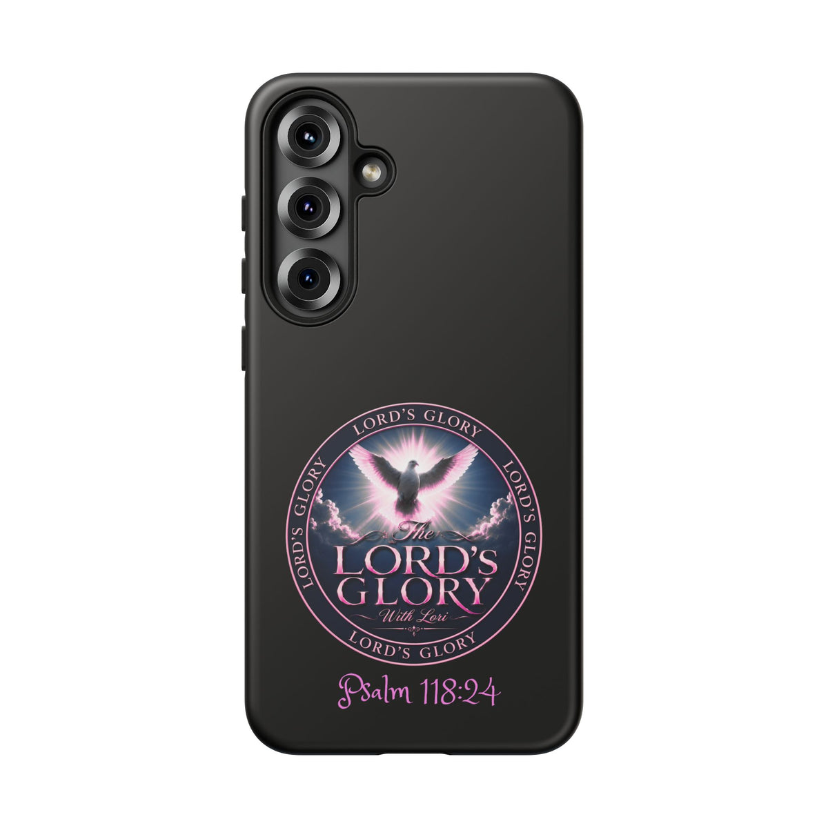 Christian Phone Case – "Lord's Glory with Lori" Dove Design Tough Case (Protective Phone Cover)