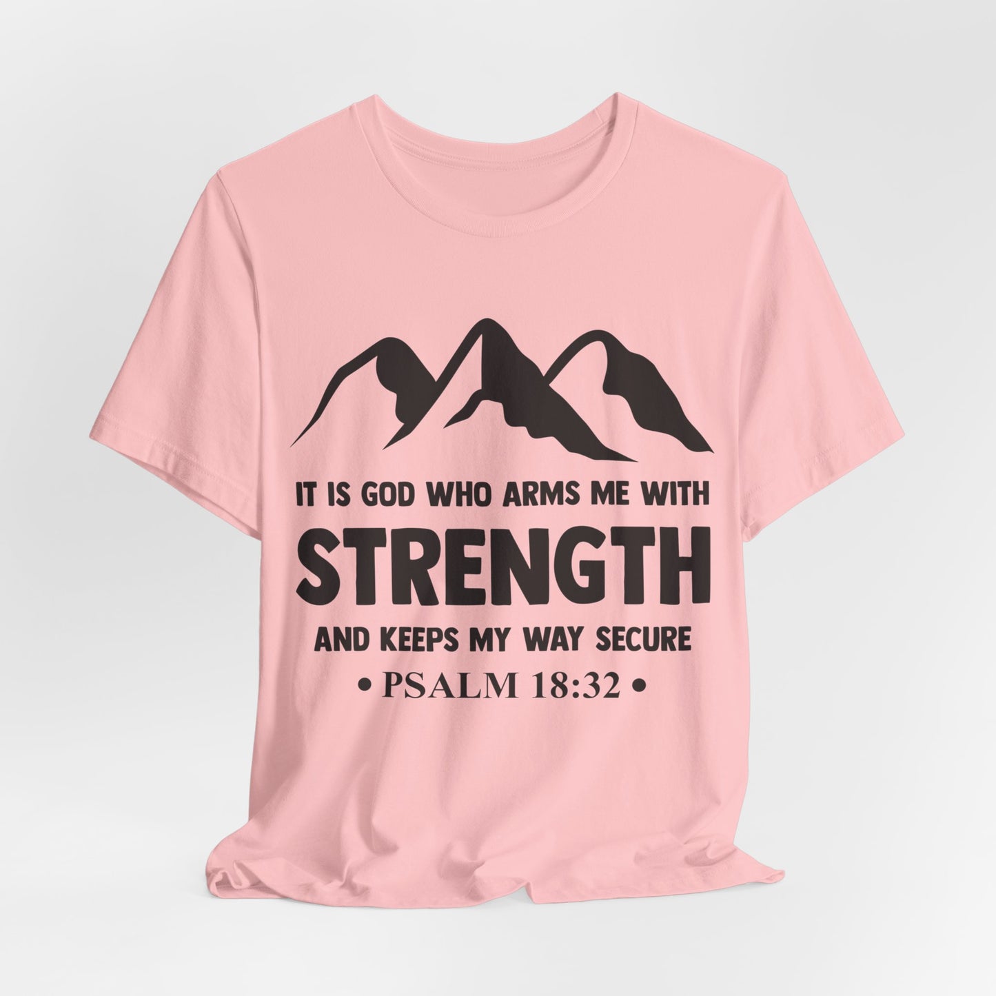 Strength in GOD - Unisex Jersey Short Sleeve Tee