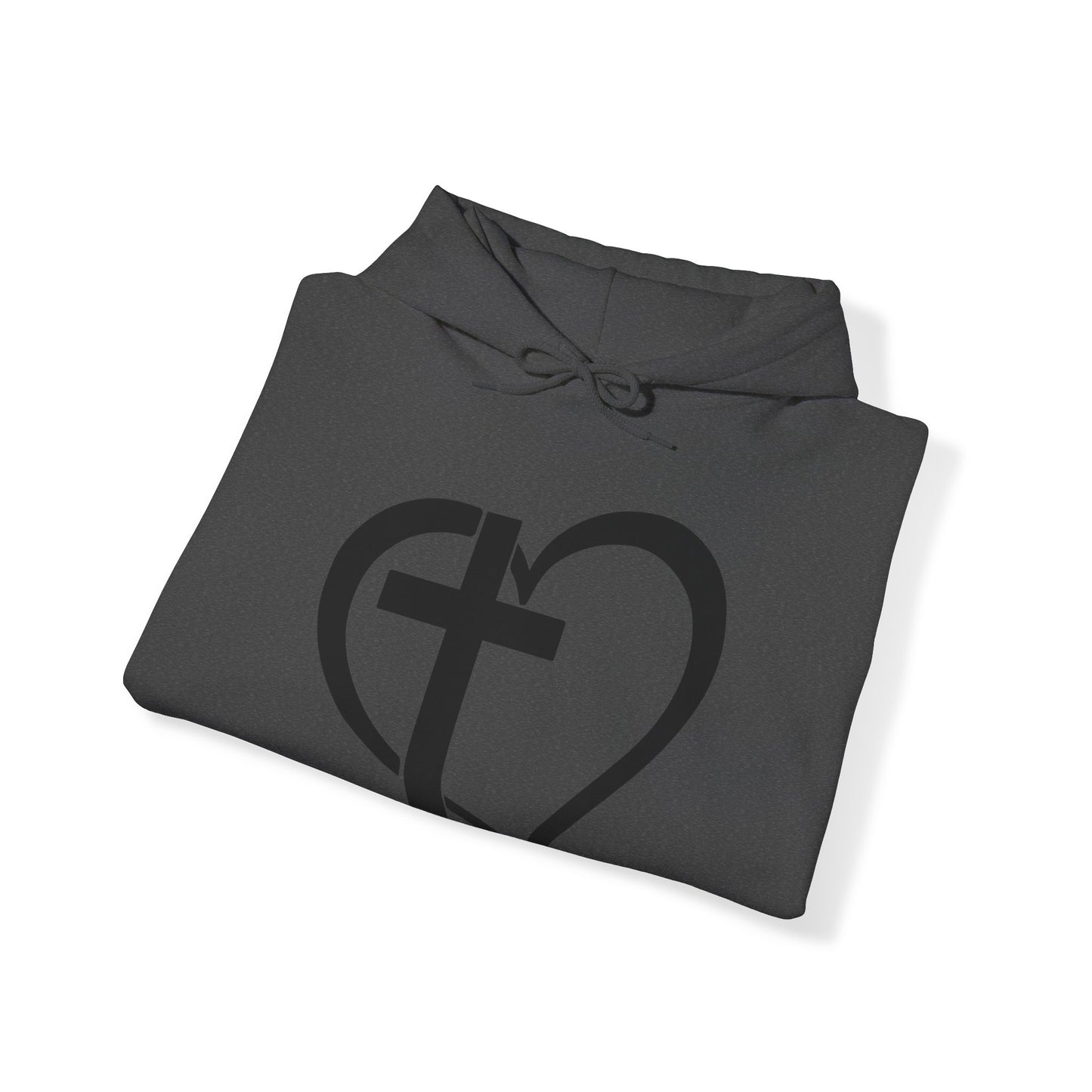 The Cross of Love -  Unisex Heavy Blend Hooded Sweatshirt