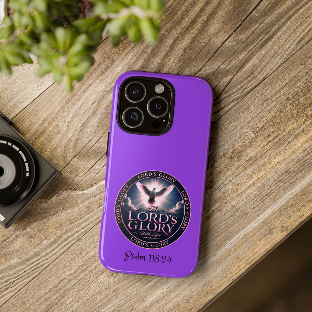 Christian Phone Case – "Lord's Glory with Lori" Dove Design Tough Case (Protective Phone Cover)