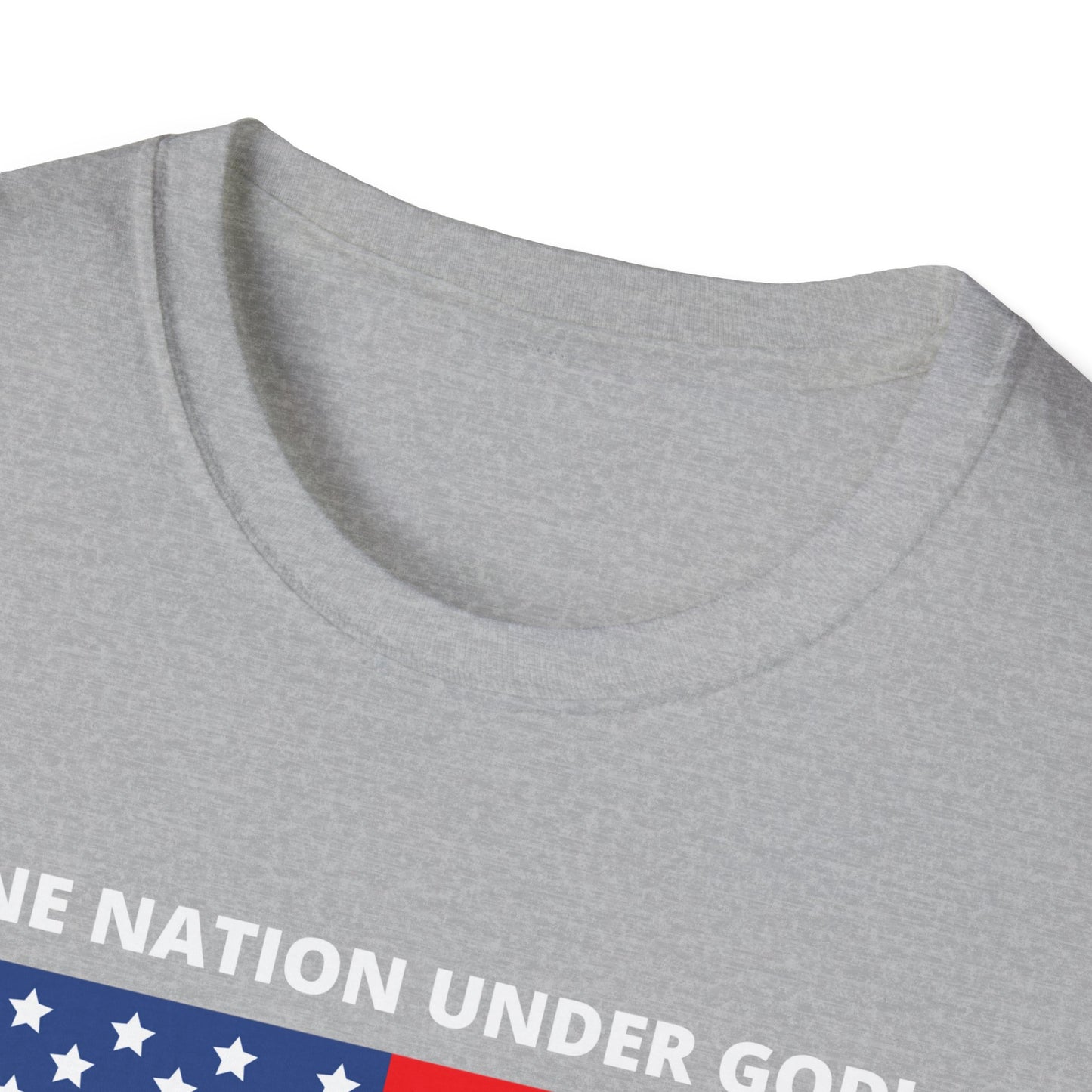 Pledge of Allegiance One Nation under GOD! Unisex Softstyle T-Shirt