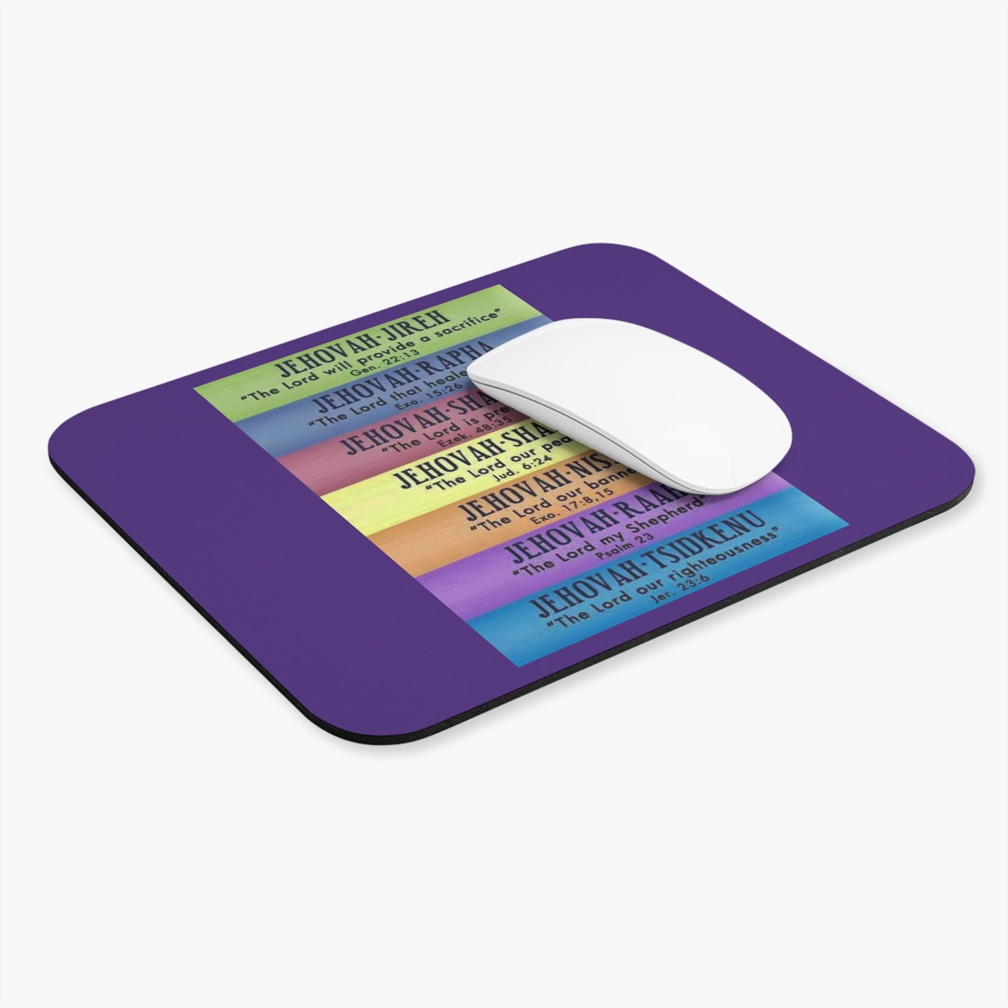 JEHOVAH"S Names - Mouse Pad (Rectangle)