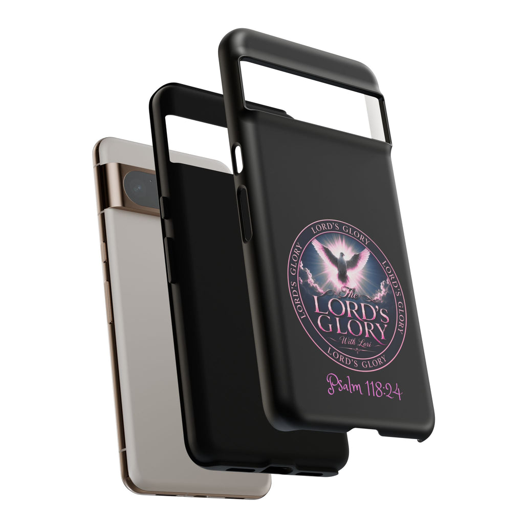 Christian Phone Case – "Lord's Glory with Lori" Dove Design Tough Case (Protective Phone Cover)